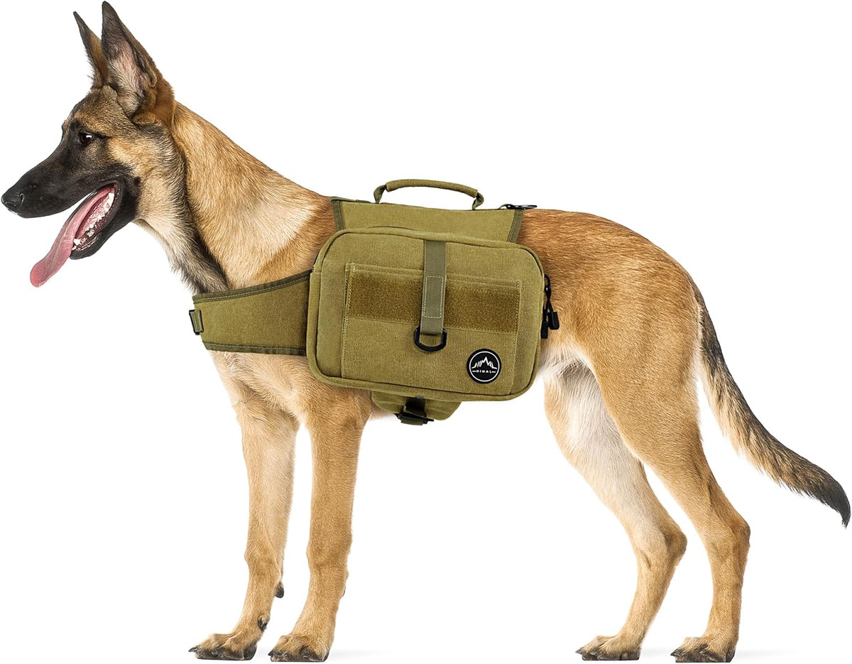 Himal Outdoors pet saddlebags showcasing symmetrical weight distribution design
