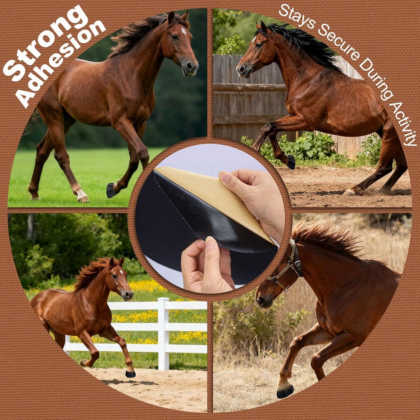 Yongzhao hoof wrap being used for wound management