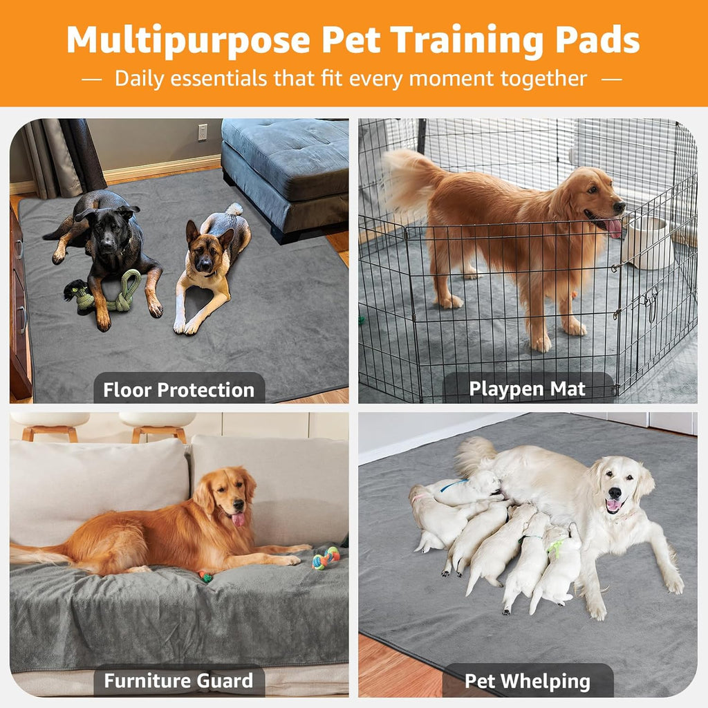 Side profile of Pick For Life 4-layer puppy training mat