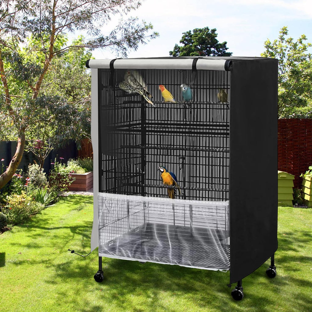 GeerDuo breathable mesh ventilation section for bird cage