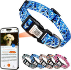 Reflective Dog Collar with QR Code Tag, Personalized Dog Collar, Safety Night Visibility, Anti-Loss Function (Pink-02, Large) - Image 12