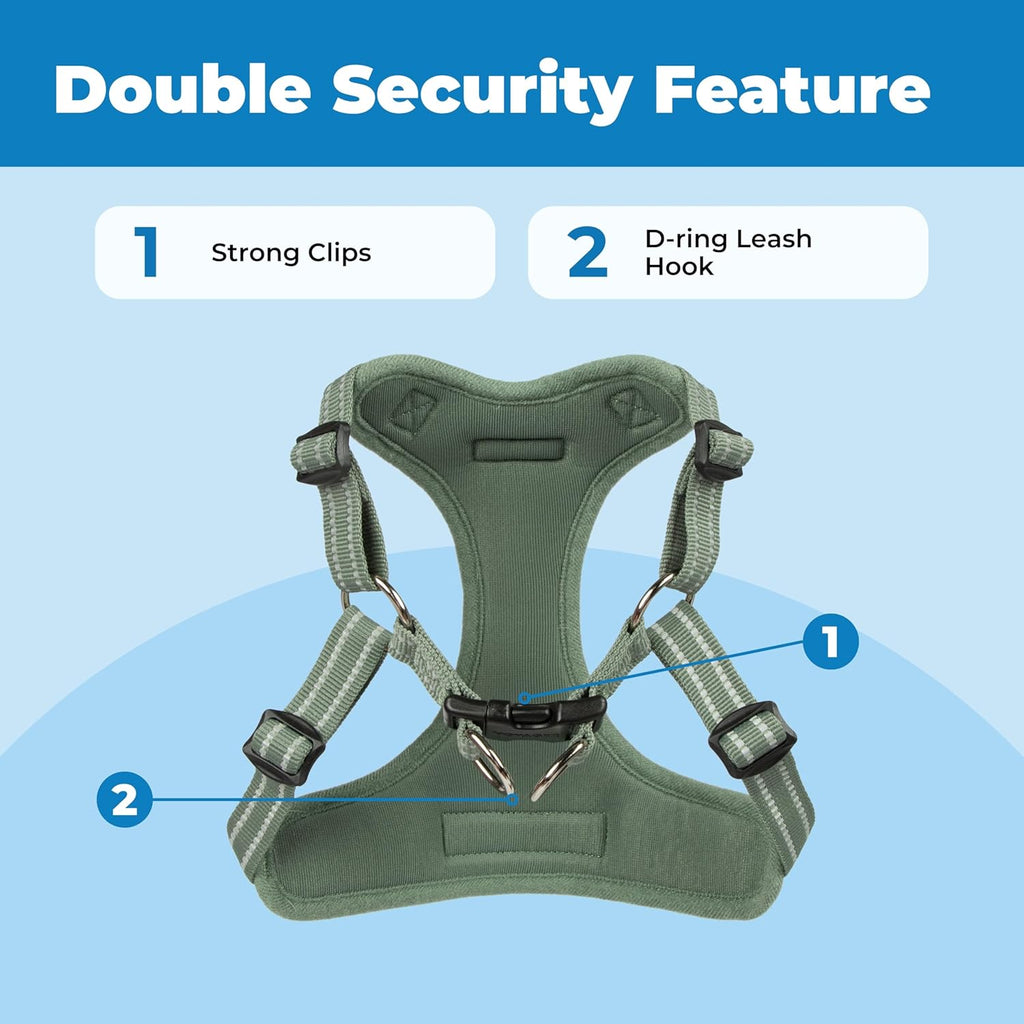 Best Pet Supplies Voyager adjustable dog harness breathable air mesh detail