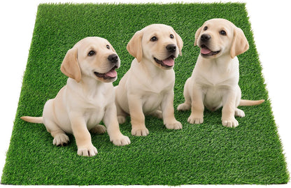 Artificial Pee Grass Pad for Dogs, Fake Grass Replacement Pads for Dog Potty Tray Training Pet Turf, Indoor and Outdoor Mat- 2 Packs (14" x 18") - Image 13