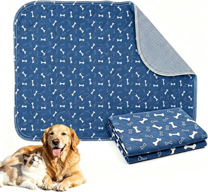 Comasua puppy pad folded for easy storage and travel