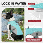 Preferhouse dog cooling jacket mesh fabric texture close up