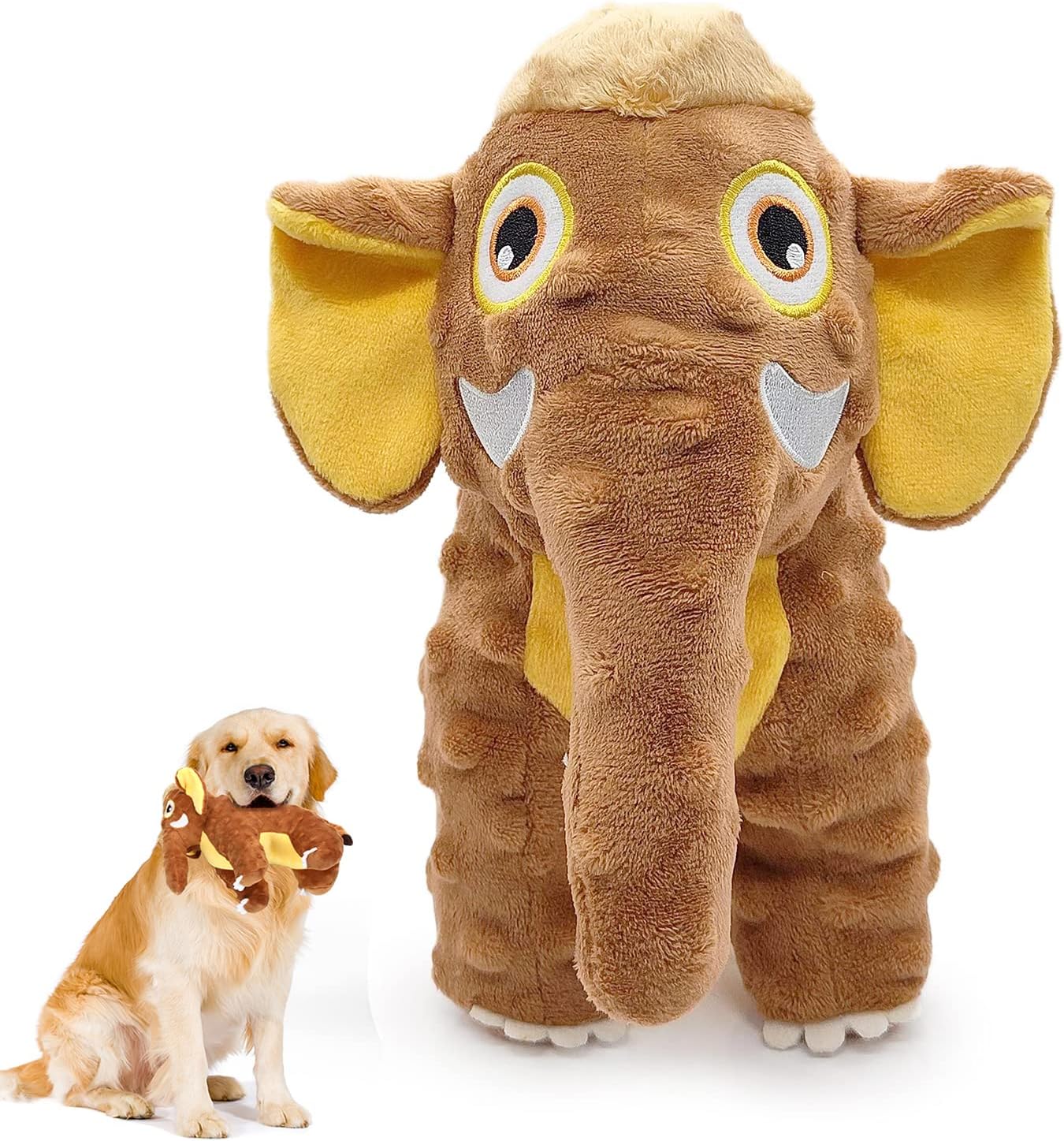 Letsmeet Squeaky Dog Toys Plush Dog Toy with Crinkle Paper Stuffed Durable Dog Chew Toys for Small Middle and Large Dogs - Image 10