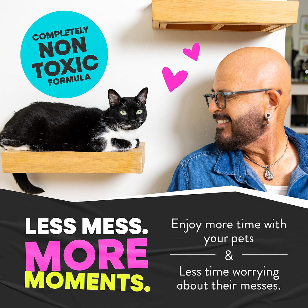 Jackson Galaxy carpet cleaner refill tablets lifestyle shot