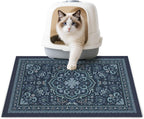 Unicorn Catcher Cat Litter Mat 24" x 15" Non-Slip Litter Box Mat Washable Litter Catcher Mat for Litter Box Indoor Food Mat Supplies Essentials, DarkSeaGreen - Image 12