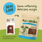 Pet 'N Shape dog treats 3 Ounce resealable packaging