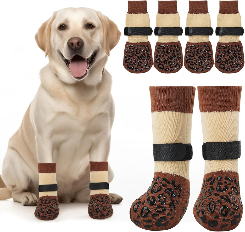 Pick For Life dog socks showing paw protection against licking