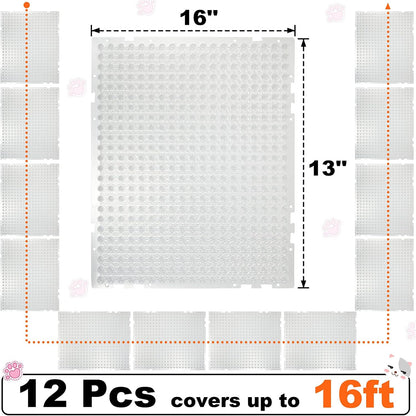 Garden usage of Nuanchu cat repellent spike mats