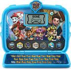 VTech PAW Patrol Learning Tablet blue front view showing interactive screen and character buttons.