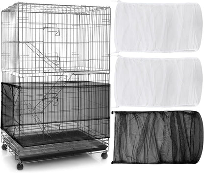 Shappy birdcage accessories package contents containing three mesh covers