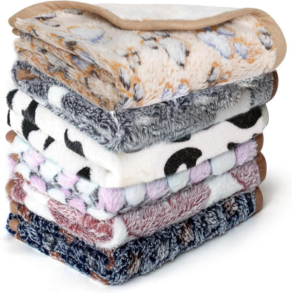 Folded YedsIntu small animal blankets ready for storage