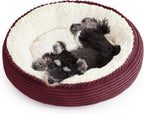 Love's cabin Round Donut Cat and Dog Cushion Bed, 20in Bed for Cats or Small Dogs, Anti-Slip & Water-Resistant Bottom, Super Soft Durable Fabric Pet Beds, Washable Luxury Cat & Dog Bed Gray - Image 14