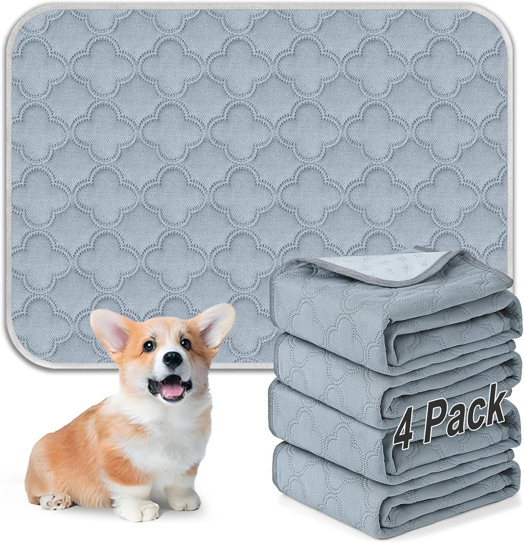 FunFurry Washable Guinea Pig Cage Liner - 4 Pack Reusable Washable Pee PadsWaterproof Guinea Pig Bedding for Small Animal - Rabbit Bunny Hamster Puppy (Dark Grey, 12" X 12" - 4 Pack) - Image 9