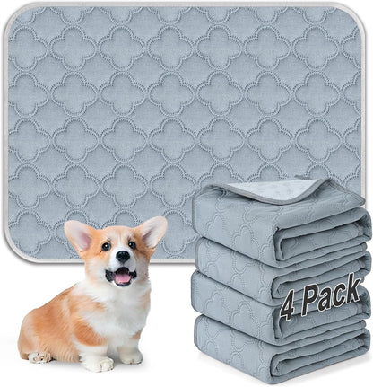 FunFurry Washable Guinea Pig Cage Liner - 4 Pack Reusable Washable Pee PadsWaterproof Guinea Pig Bedding for Small Animal - Rabbit Bunny Hamster Puppy (Dark Grey, 12" X 12" - 4 Pack) - Image 9