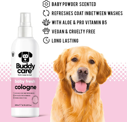 Buddycare pet deodorizer spray long lasting fragrance for smelly dogs