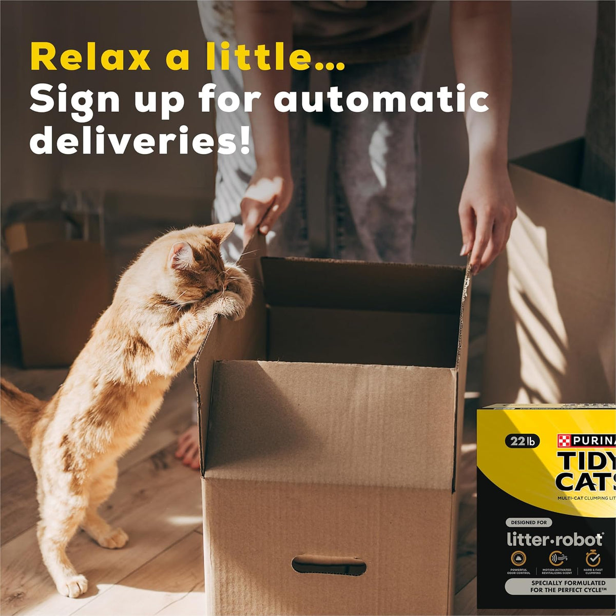 Purina Tidy Cats Cat Litter for Litter-Robot Clumping Cat Litter Odor Control Formula - Image 10