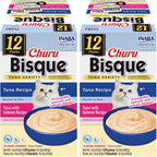 INABA Churu Bisque for Cats, Creamy Lickable Pure Side Dish with Vitamin E, 1.4 Ounces per Pouch, 12 Pouches, Tuna & Chicken Variety - Image 11