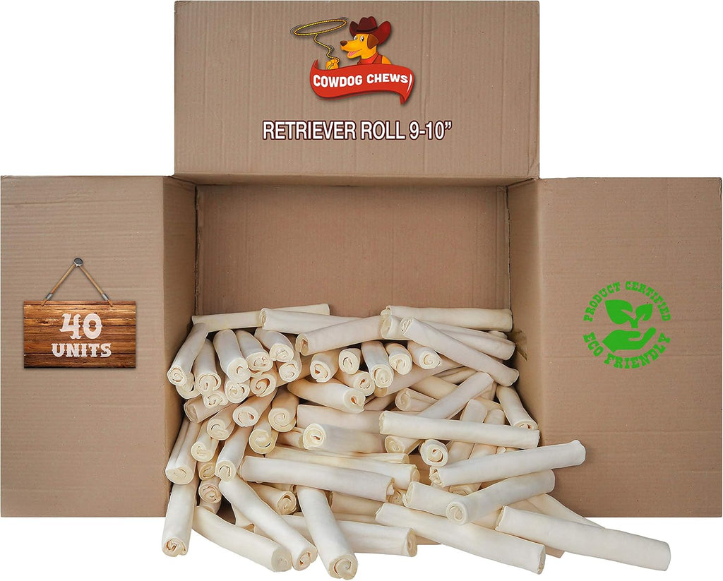 Long lasting durable dog chew roll for aggressive chewers close up