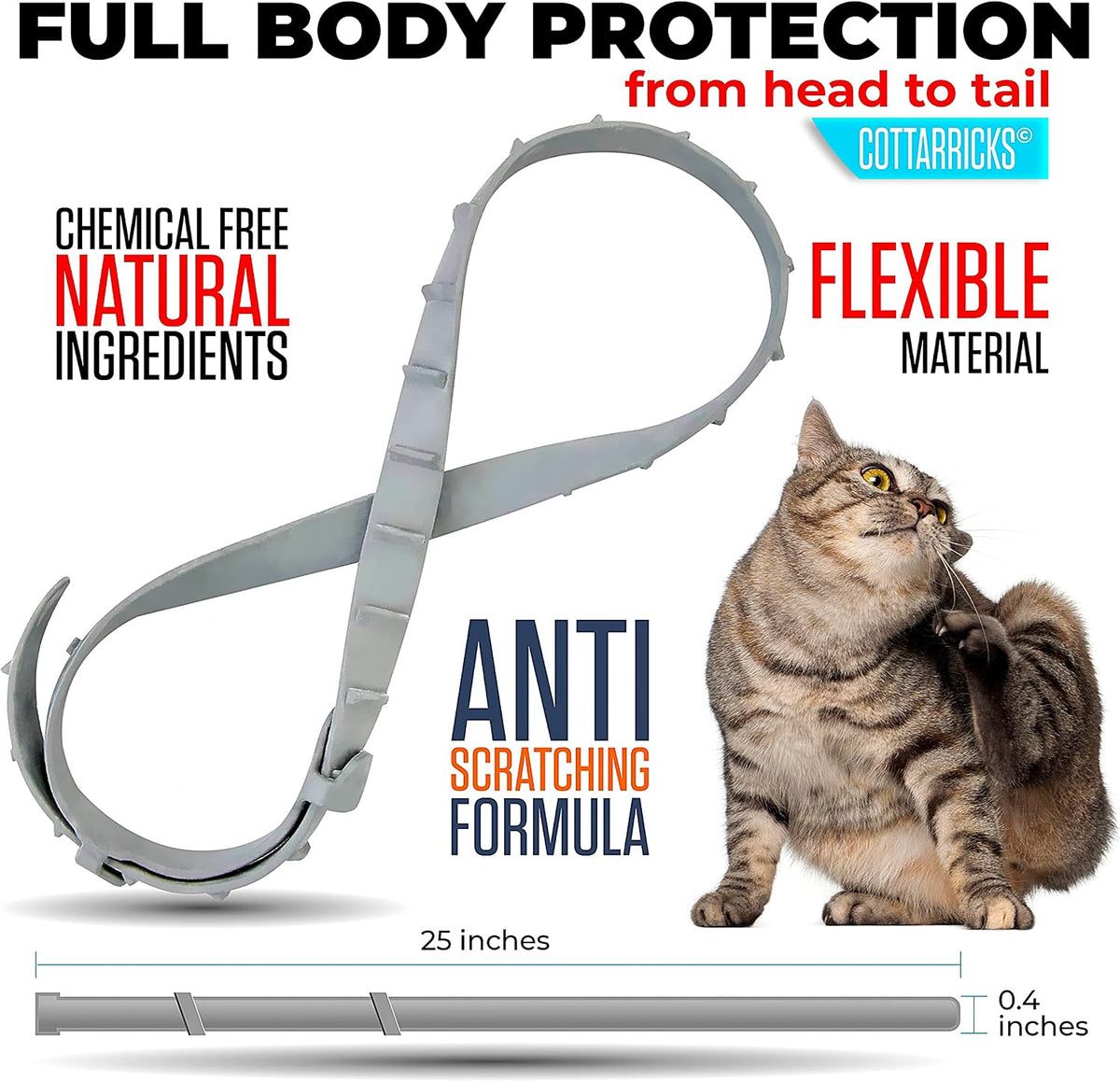 Baravi branded cat tick prevention pack