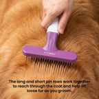Professional grooming tool for long haired pets