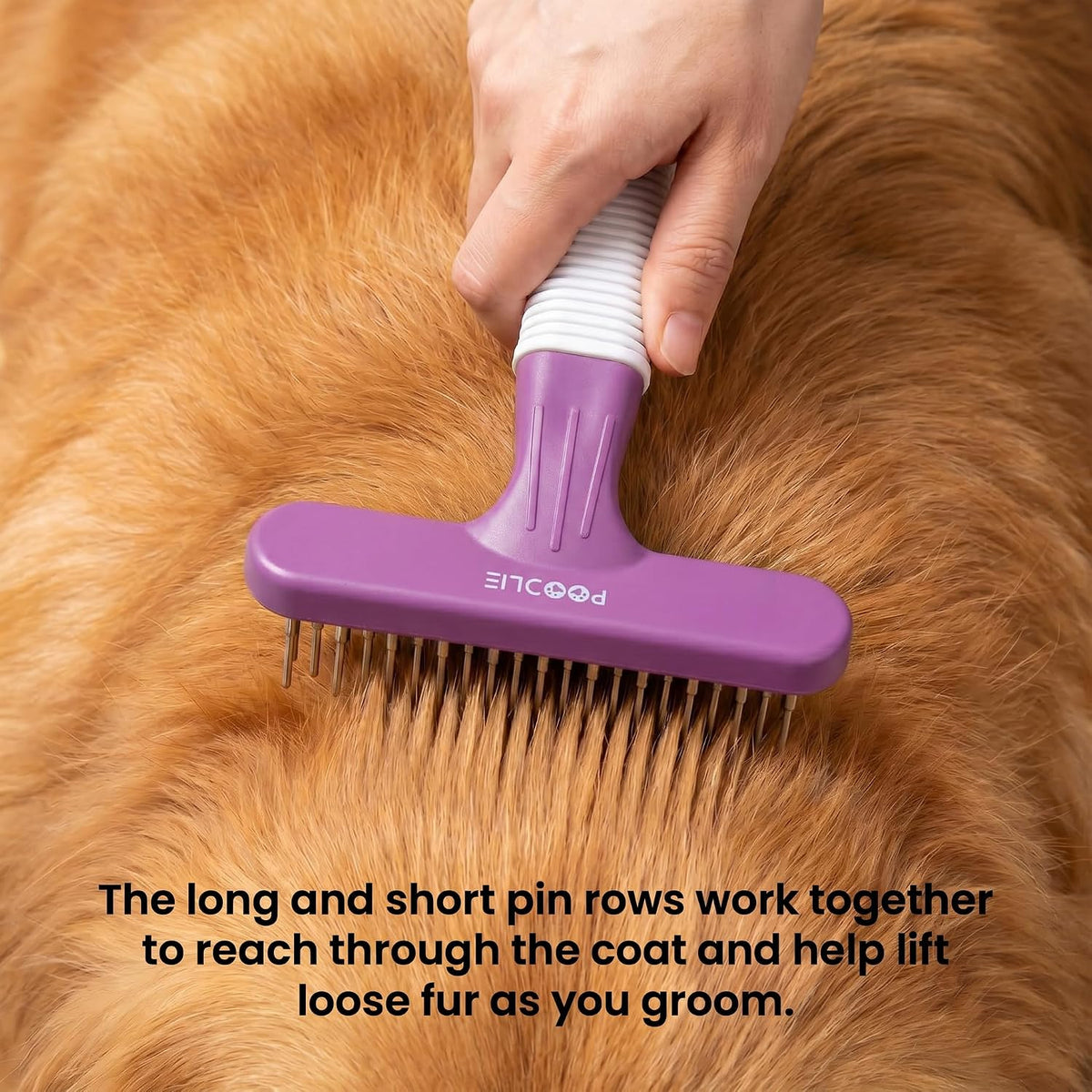 Professional grooming tool for long haired pets