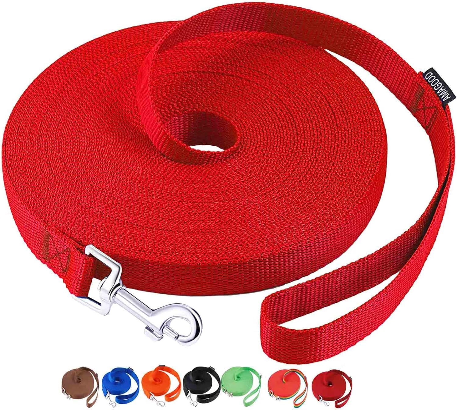 AMAGOOD Long Dog Leash for Training 15FT 20FT 30FT 50FT 100FT Long Dog Lead for Medium and Small Dogs Training,Tie Out,Play,Camping(15feet, Blue) - Image 10