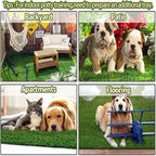Water flowing through vertical drainage holes of pet mat