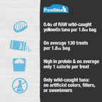 PureBites 100 percent pure tuna cat reward snack display