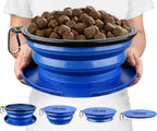 Premium food grade non toxic silicone texture close up of the odorless pet feeding bowl.
