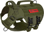 OneTigris Tactical Dog Harness for Small Dog, No Pull Small Dog Vest Harness with Handles Breathable Military Dogs Molle Vests for Walking Hiking Training (Pink, Medium) - Image 13