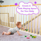 tupi Banister Guard for Baby and Pets - 300cm Extra Long Balcony Netting, Heavy Duty Stair Railing Cover, Child Safety Mesh for Kids and Toddlers, No Drill Barrier with 41 Zip Ties - Image 4