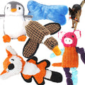 Jalousie 5 pack dog squeaky toys assortment front view