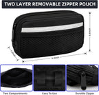 Adjustable buckle mechanism on the thick lumbar support belt fitting twenty-seven to fifty-five inches.