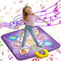 Beefunni dance mat for girls with LED lights and interactive control console