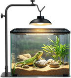 Reptile Heat Lamp Stand Adjustable 18"-32": Light Holder Fixture with Heavy Base for Bearded Dragon, Turtle, Snake, Lizard - Terrarium Heating Dome Lamps for Tank or Aquarium Use - Image 9