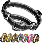 Kazazoo Martingale Collar for Dogs with Quick Release Buckle Adjustable Soft Durable Dog Collar for Medium Dogs No Pull Training Dog Collars-Black Sunflower M - Image 13