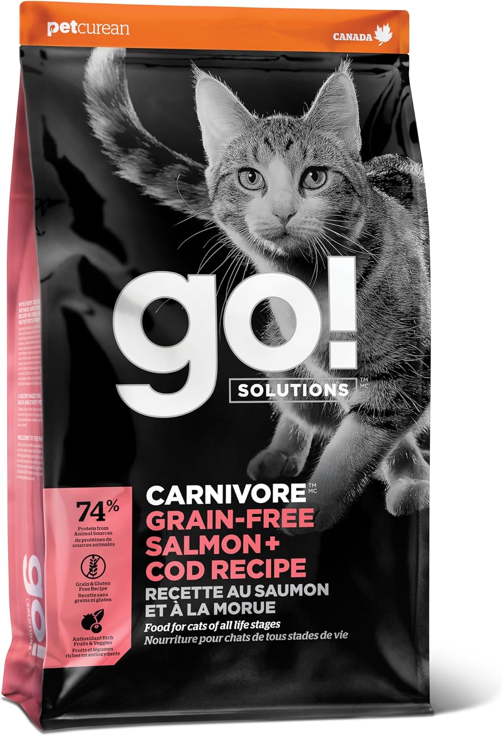 Go! Solutions Carnivore Chicken, Turkey & Duck Dry Cat Food, 3 lb | Grain-Free High Protein Kibble to Fuel Muscles, Supports Digestive & Urinary Tract Health, For Kittens, Adults & Seniors - Image 14