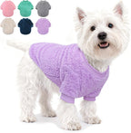 Dog Sweaters for Small Dogs, Winter Fleece Puppy Sweaters for Teacup Yorkie Chihuahua Clothes, Cute Pink XXS Dog Sweater Warm Soft Pet Outfit Apparel - Image 9