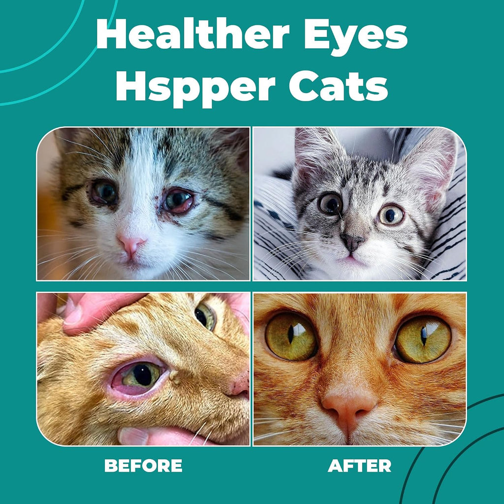 USA-imported VivaElixir pet supplement for soothing red watery eyes and discharge in cats