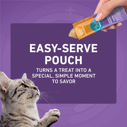 Nutritional information on Purina One puree packaging
