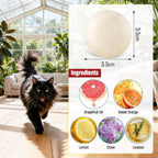 Peidicat cat deterrent balls placed in a garden setting