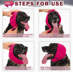 Meifsou grey dog anxiety wrap being adjusted on a dog