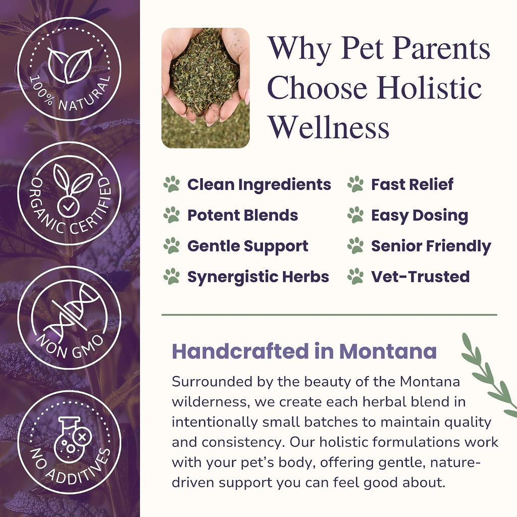 Glacier Peak Holistics Inflapotion organic herbal remedy for cats