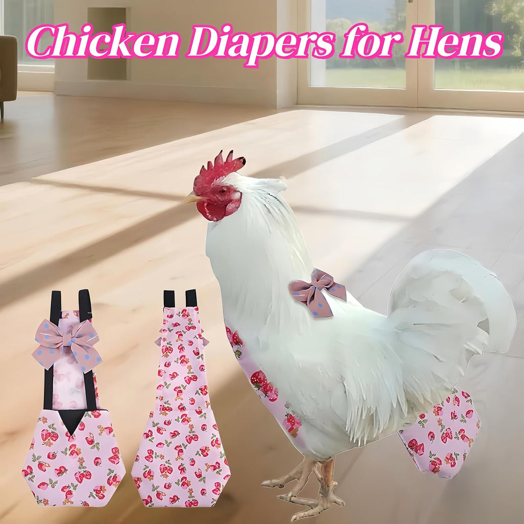 Magnoloran reusable bird diapers featuring hook and loop fastener