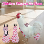 Magnoloran reusable bird diapers featuring hook and loop fastener