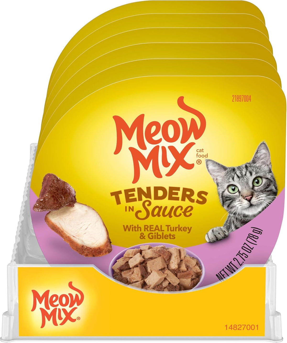 Meow Mix Tender Favorites Poultry & Beef Variety Pack, Wet Cat Food, 2.75 oz Cup (24 Pack) - Image 13