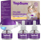 TopSum Cat Calming Pheromone Diffuser: Feline Pheromones Plug in for Stress, Alone At Home, Spraying, Fighting, Scratching, Aggression & Excessive Meowing (Purple- 6 Refills) - Image 12